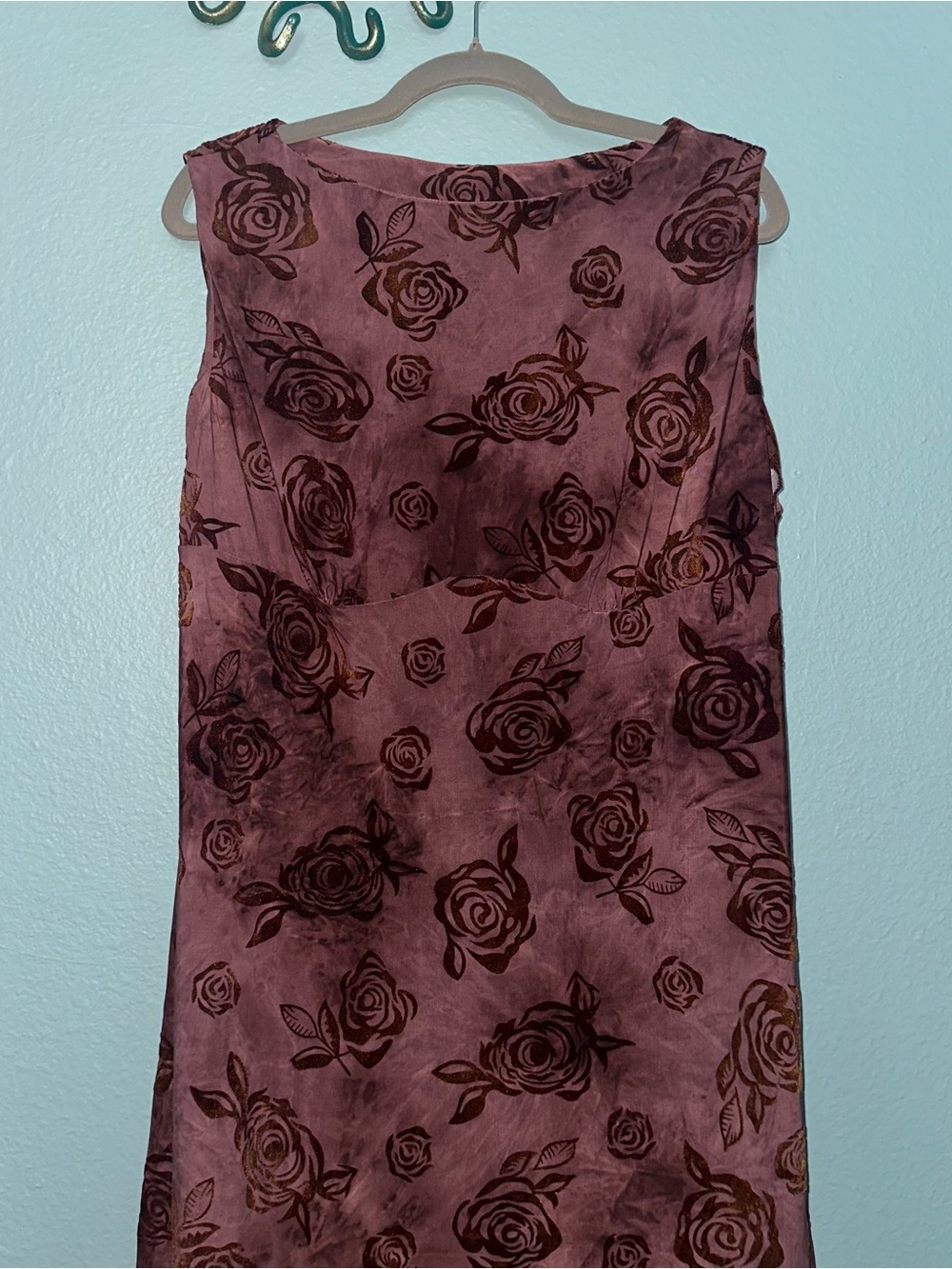 Mauve floral dress